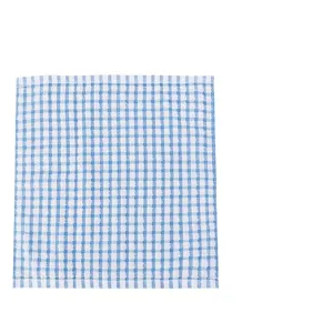 Chiffon de cuisine à carreaux bleu et blanc torchon carré de 12 pouces pour le nettoyage