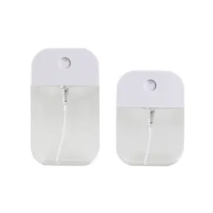 Portable clear plastic spray bottle empty fine mist atomizer travel size cosmetic container