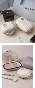 Portable waterproof jewelry storage box mini suitcase design travel ring earring organizer case