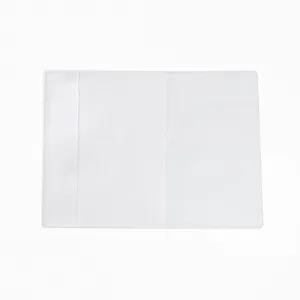 Étui de protection transparent pour passeport, documents de voyage et cartes bancaires clair.