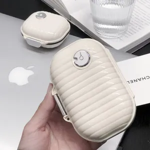 Portable mini waterproof jewelry storage box pill organizer with lock for rings and earrings