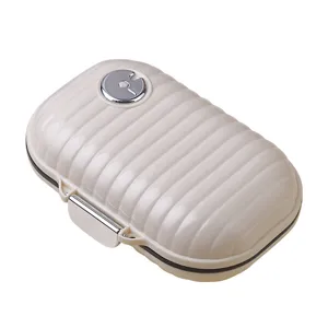 Portable mini jewelry pill storage box waterproof minimalist design ear studs rings organizer