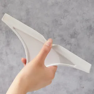 White silicone glass squeegee window wiper for bathroom tile mirror household cleaning tool
