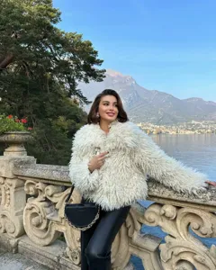 Europäische Damen flauschige Kunstpelz Jacke Revers langarm Wintermantel elegante Mode