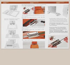 Wooden desktop reading stand adjustable book holder and laptop support double layer