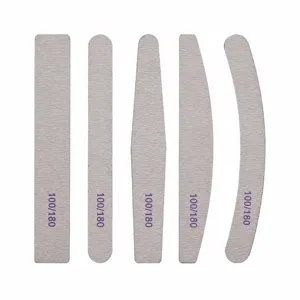 Professional Double Sided Sandpaper Nail Files Multi Shape Manicure Buffing Tools For Salon And Home Use