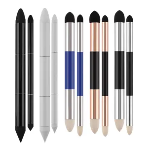 Double-ended sketching blending pen detail for fine art shading and smooth drawing highlights.