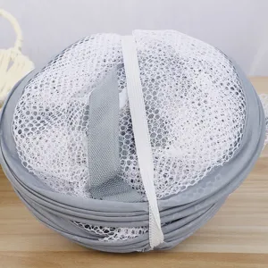 Panier de séchage pliable double couche pour le linge et le séchage des chaussettes à maison.