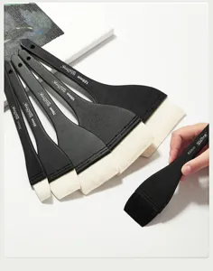 Professionelles Pinselset mit langem Stiel für Aquarell und Kunst 30mm bis 125mm erhältlich