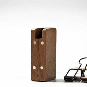 Mini houten akwarel verfdoos draagbaar reizen kunst gereedschap met magnetisch ontwerp