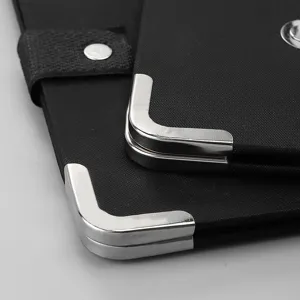 Sketch board protective bag with metal corner guards, durable black fabric, art supplies main.
