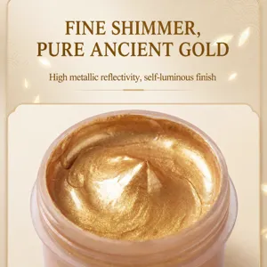 Goud acrylverf metallische pigmentpasta voor kunst schilderij gips diy vergulden ambacht
