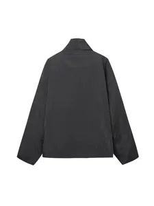 Mujer chaqueta acolchada kimono color solido otono casual abrigo calido moda invierno