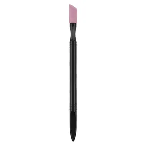 Dual head quartz nail file pusher dead skin remover manicure care tool for salon use
