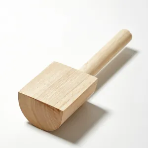 Pottery Wooden Mud Board Paddle Sculpting Tool Ceramic DIY Handcraft Making Wooden Beater Mud Throwing Tool