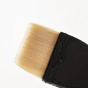 Professioneller Aquarell-Wollpinsel Flachpinsel für künstlerische Malerei und Farbauftrag.