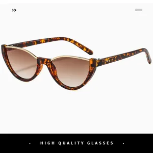 Modische Damen Sonnenbrille im Cat Eye Stil mit Schildpatt Muster und UV400 Schutz