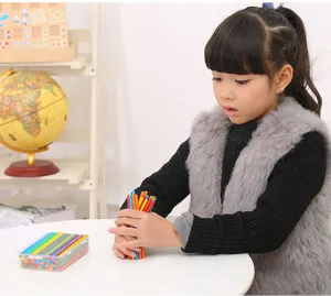 Wooden counting sticks set for kids math learning montessori educational toys for children