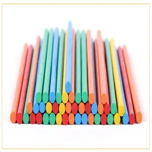 Colorful wooden counting sticks for kids math learning montessori educational toys detail
