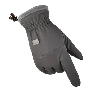 Herren Thermo Touchscreen Winter Radhandschuhe, wasserdicht, gefuettert, Outdoor Sport Ausruestung.