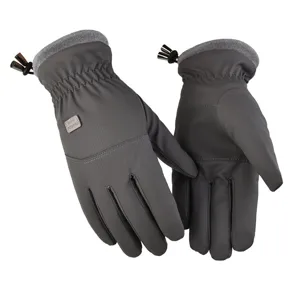 Wasserdichte Winterhandschuhe für Herren, thermisch gefütterte winddichte Touchscreen Handschuhe.