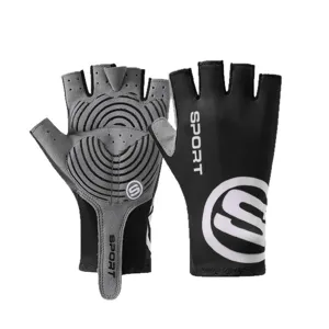 Guanti da ciclismo mezze dita traspiranti antiscivolo antiurto per fitness e sport.