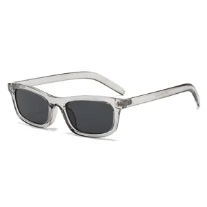 Klassische Retro-Sonnenbrille mit quadratischem Rahmen, modische kleine UV-Schutz-Sonnenbrille.