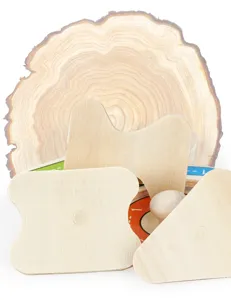 Rompecabezas 3D de madera juguete educativo Montessori formas geométricas tablero a juego.