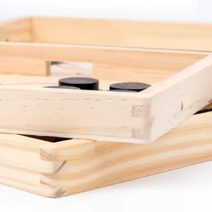 Wooden fast sling puck board game desktop interactive toy family battle children puzzle game