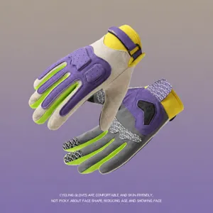 Women Motorcycle Cycling Gloves Touch Screen Anti Slip Shock Absorbing Breathable Outdoor Sports Bike Gloves