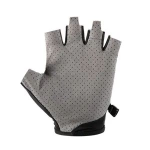 Men summer ice silk half finger cycling gloves breathable outdoor sun protection fit