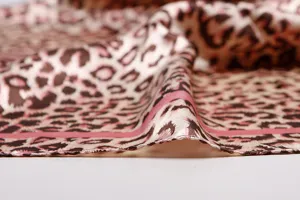 Leopard print silk scarf women satin square scarf elegant fashion hair wrap head neck.