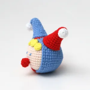 Handmade Crochet Yarn Dumpling Doll Bag Charm Cute Animal Flower Pendant Aesthetic Room Decor Couple Gift