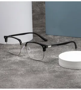 Herren Blaulichtfilter Brillenrahmen Business Stil leichte optische Korrektionsbrille
