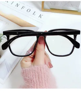 Grosse Blaulichtfilter Brille Detail, trendige leichte Brillenohne Starke Damen.