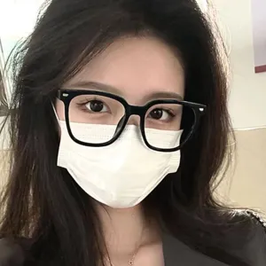 Nueva gran gafas anti luz azul cara redonda adelgazante óptica graduada de moda.
