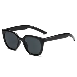 Grote zwarte zonnebril voor dames en heren, UV-bescherming gepolariseerde mode nieuw.