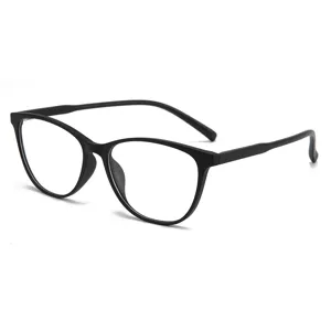 Leichte TR90 schwarze Brillen Fassung Damen Blaulichtfilter Brillengestelle klar