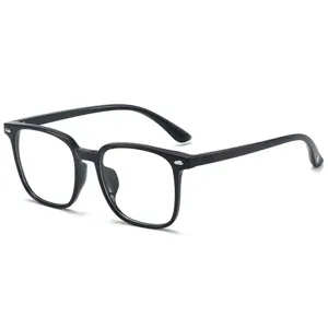 Montatura per occhiali quadrata leggera in TR90 stile coreano occhiali da vista alla moda quotidiana
