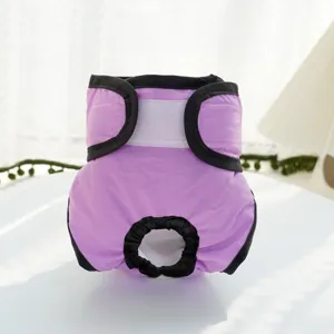 Bequeme Hundehundekleidung Schutzhose Hygienehose fuer Hunde mit Klettverschluss.