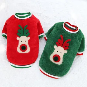 Joli pull de Noël pour petits chiens et chats, vêtement d'hiver chaud pour les animaux.