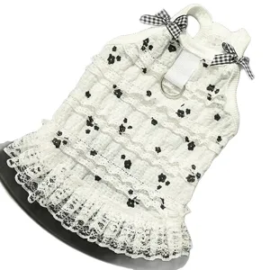 Robe d'été en dentelle pour animal de compagnie chat chien jolie jupe princesse respirante