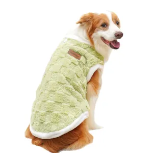 Gilet polaire chaud pour animal de compagnie vêtement confortable doux chien chat petits chiens