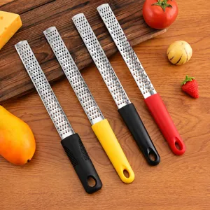 Grattugia per Formaggio Zester per Limone in Aciaio Inossidabile Utensile da Cucina Con Manico Ergonomico Per Formaggio Cioccolato