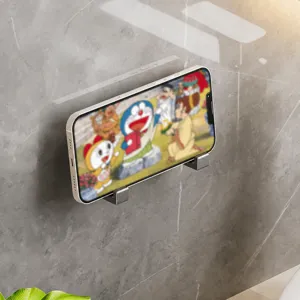 Wall mounted metal hook for home organization, multi-purpose hook for phone and cutting board.