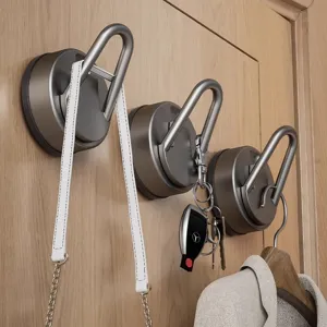 Sterke zuignap haak borenvrij wandhaak metaal voor keuken badkamer deur ophanging.
