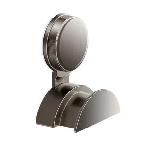 Punch-free suction cup door hook heavy duty metal wall hook for bathroom and entry storage