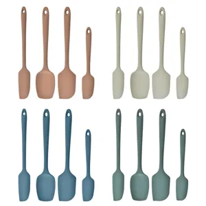 Set di spatole in silicone 4 pezzi strumenti da forno raschietto per crema torta