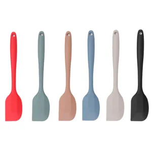 Spatola in silicone alimentare resistente al calore, grande spatola per crema da forno.