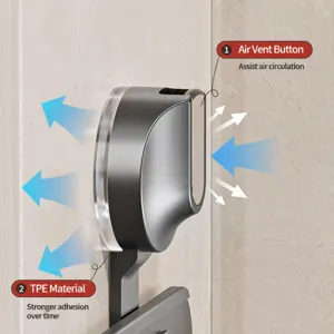 Support de crochet à ventouse sous vide pour salle de bain, organisateur mural de douche.
